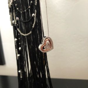 Diamond heart necklace